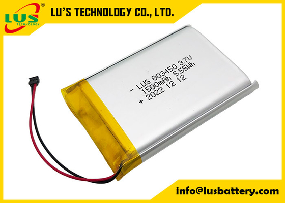 Litowo-polimerowy akumulator 1500mAh 5.55Wh LP803450 1500mAh 3.7V Akumulator Li-polimerowy LP803450