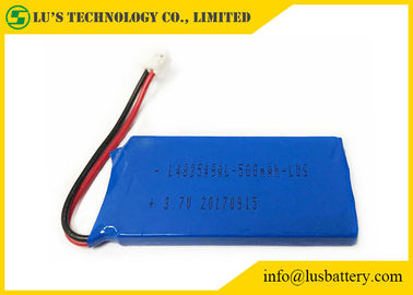 Niebieskie PCV 3,7 V 500 mAh Bateria Lipo LP482549 3,7 V Bateria litowo-polimerowa 500 mAh Bateria 3,7 V.