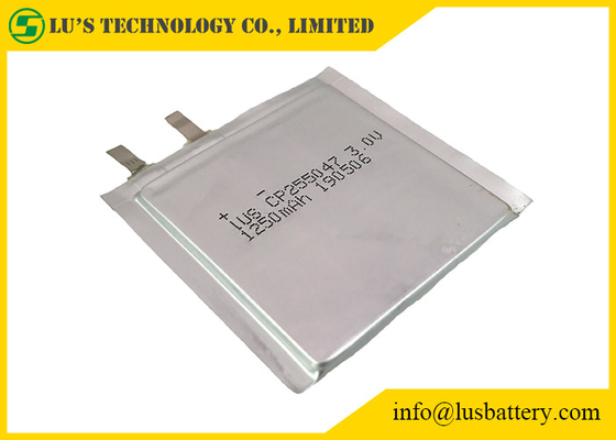 CP255047 Nieładowalna bateria litowa 3V 1250mah Podstawowy elastyczny RFID Elastyczny cienki
